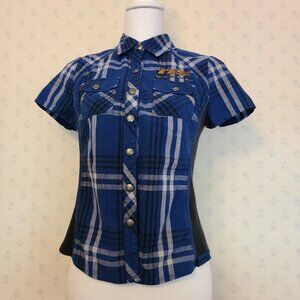 HARLEY DAVIDSON 115TH ANNIVERSARY SPECIAL EDITION SNAP BUTTON/SHORT SLEEVE